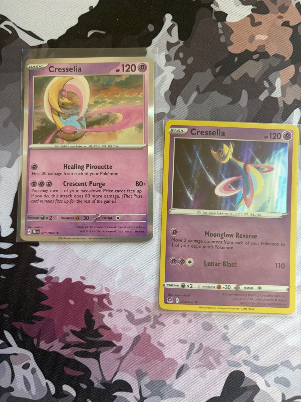 Cresselia Holo Character Pokémon Card Lot 🌙 | 2 Cards ✨5/$25✨